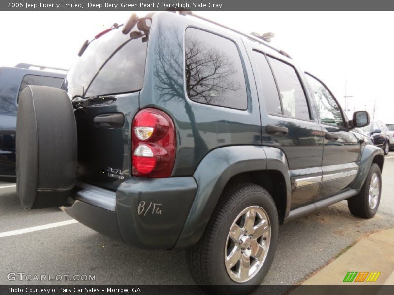 Deep Beryl Green Pearl / Dark/Light Slate Gray 2006 Jeep Liberty Limited