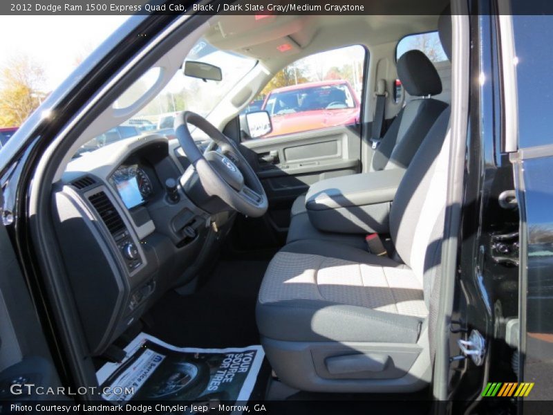 Black / Dark Slate Gray/Medium Graystone 2012 Dodge Ram 1500 Express Quad Cab