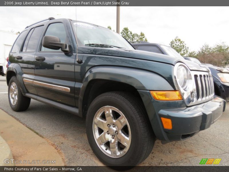 Deep Beryl Green Pearl / Dark/Light Slate Gray 2006 Jeep Liberty Limited