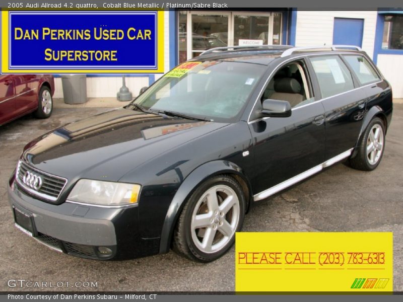 Cobalt Blue Metallic / Platinum/Sabre Black 2005 Audi Allroad 4.2 quattro