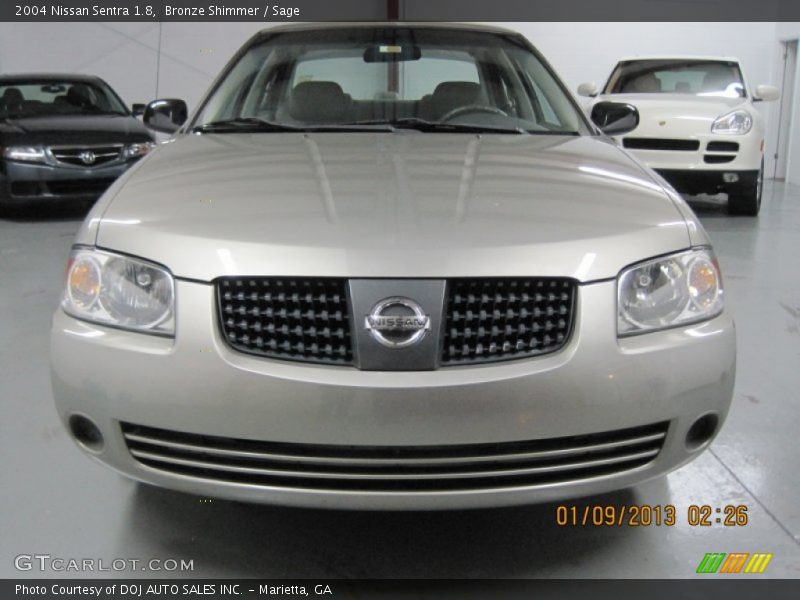 Bronze Shimmer / Sage 2004 Nissan Sentra 1.8