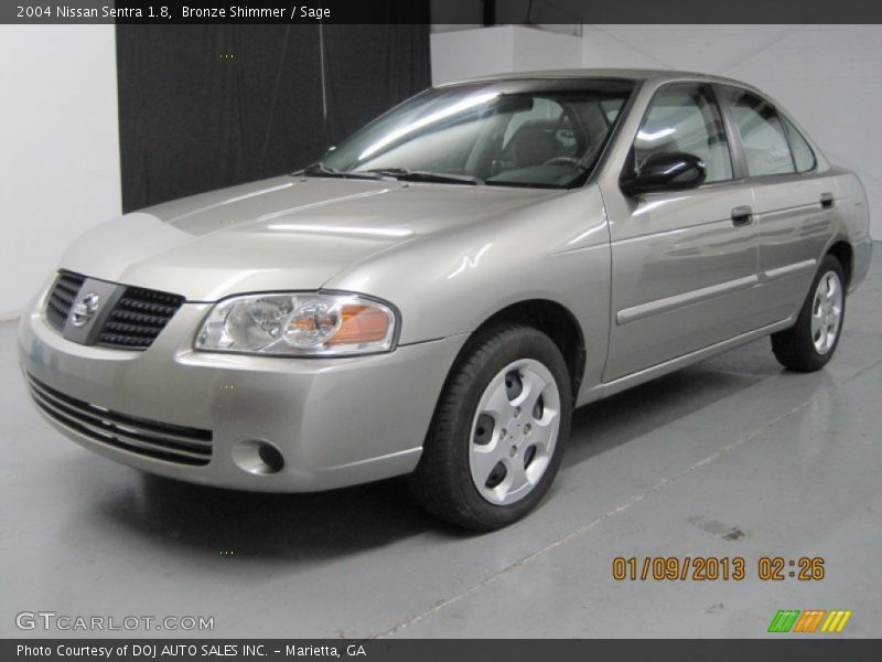 Bronze Shimmer / Sage 2004 Nissan Sentra 1.8