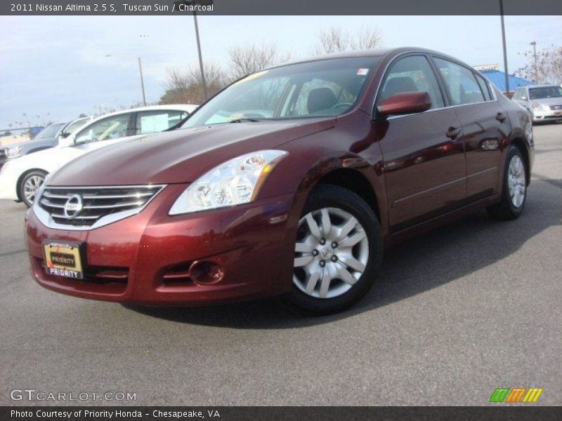 Tuscan Sun / Charcoal 2011 Nissan Altima 2.5 S