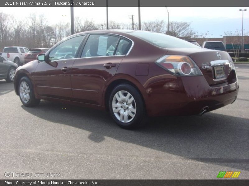 Tuscan Sun / Charcoal 2011 Nissan Altima 2.5 S