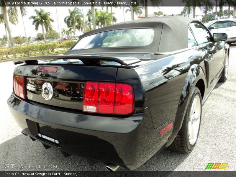 Black / Black/Dove 2009 Ford Mustang GT/CS California Special Convertible