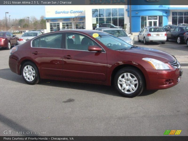 Tuscan Sun / Charcoal 2011 Nissan Altima 2.5 S