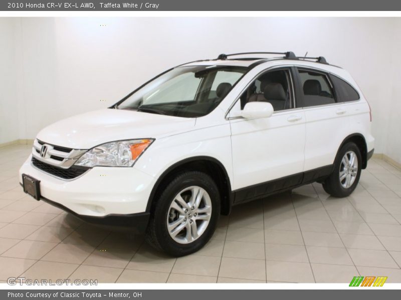 Taffeta White / Gray 2010 Honda CR-V EX-L AWD