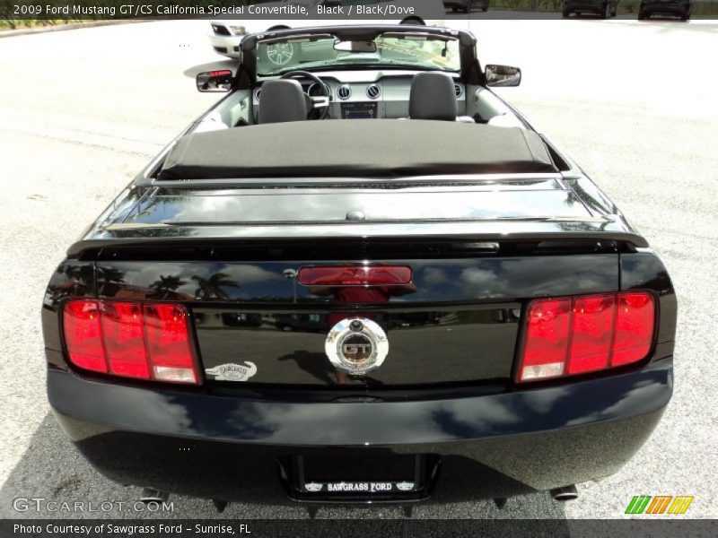 Black / Black/Dove 2009 Ford Mustang GT/CS California Special Convertible