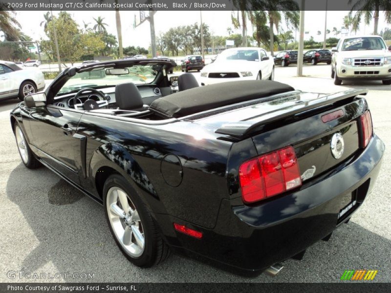 Black / Black/Dove 2009 Ford Mustang GT/CS California Special Convertible