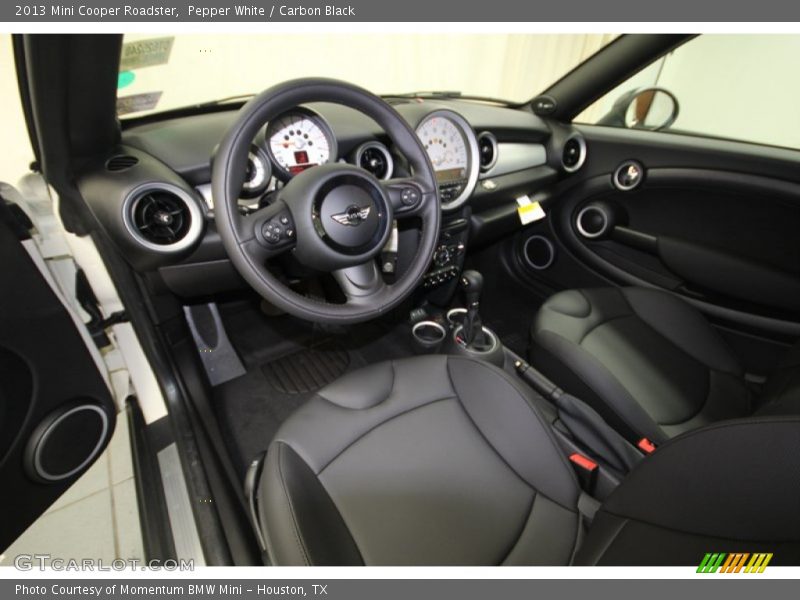 Carbon Black Interior - 2013 Cooper Roadster 