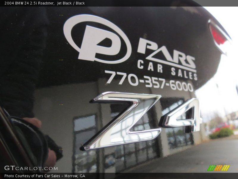 Jet Black / Black 2004 BMW Z4 2.5i Roadster