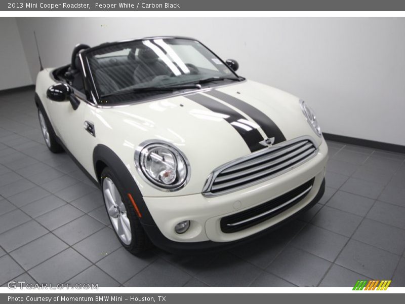 Pepper White / Carbon Black 2013 Mini Cooper Roadster