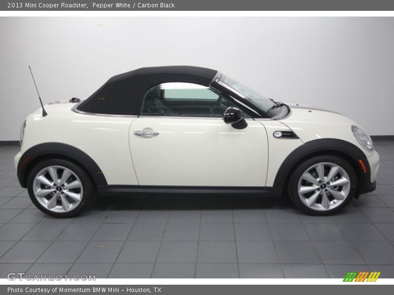 Pepper White / Carbon Black 2013 Mini Cooper Roadster