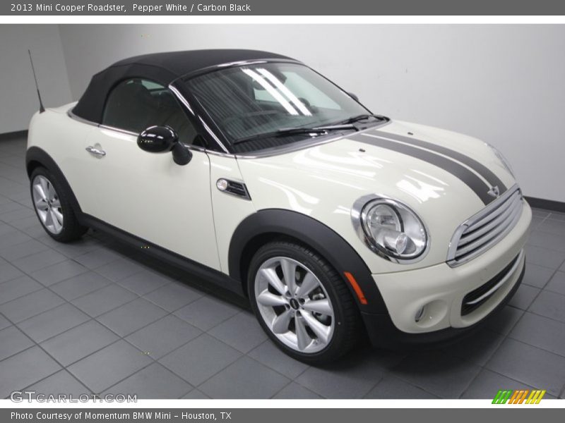 Pepper White / Carbon Black 2013 Mini Cooper Roadster