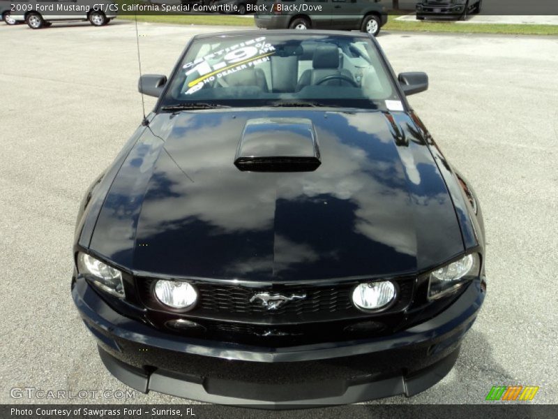 Black / Black/Dove 2009 Ford Mustang GT/CS California Special Convertible