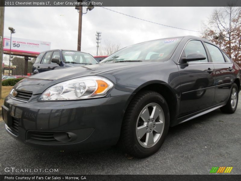Cyber Gray Metallic / Ebony 2011 Chevrolet Impala LT