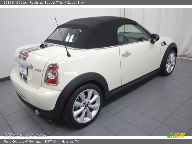Pepper White / Carbon Black 2013 Mini Cooper Roadster
