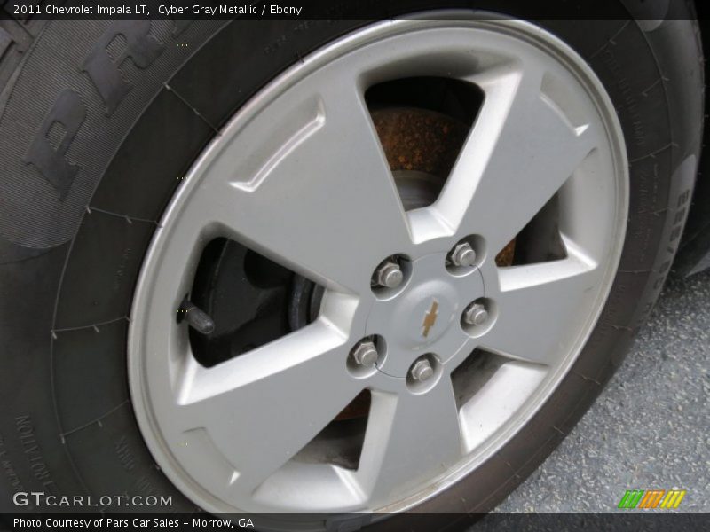 Cyber Gray Metallic / Ebony 2011 Chevrolet Impala LT