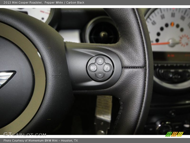 Controls of 2013 Cooper Roadster