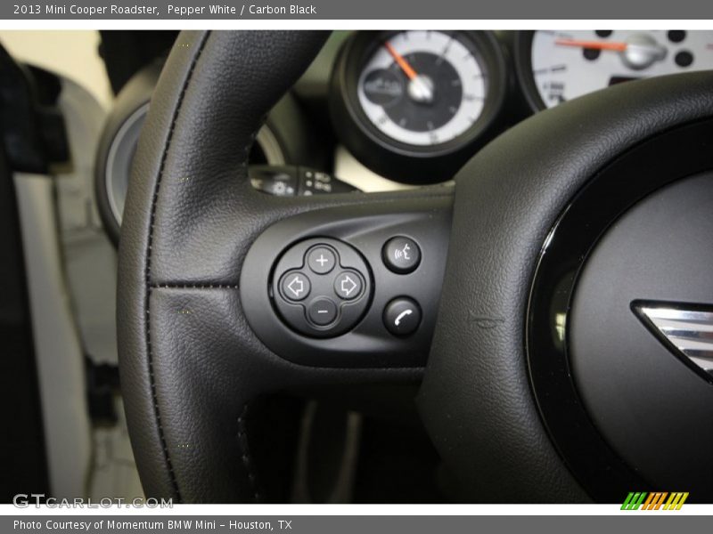 Controls of 2013 Cooper Roadster