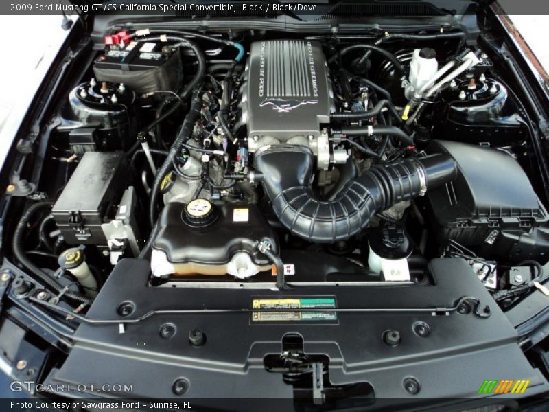  2009 Mustang GT/CS California Special Convertible Engine - 4.6 Liter SOHC 24-Valve VVT V8