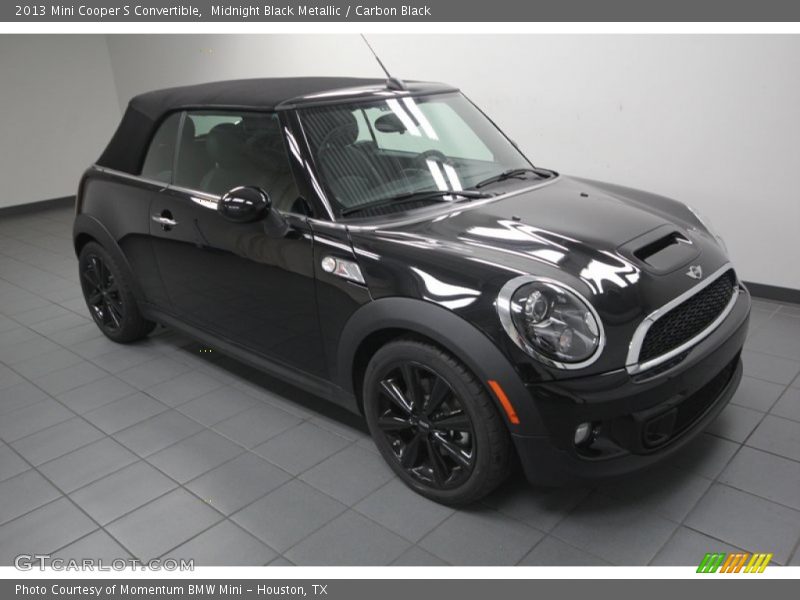 Midnight Black Metallic / Carbon Black 2013 Mini Cooper S Convertible