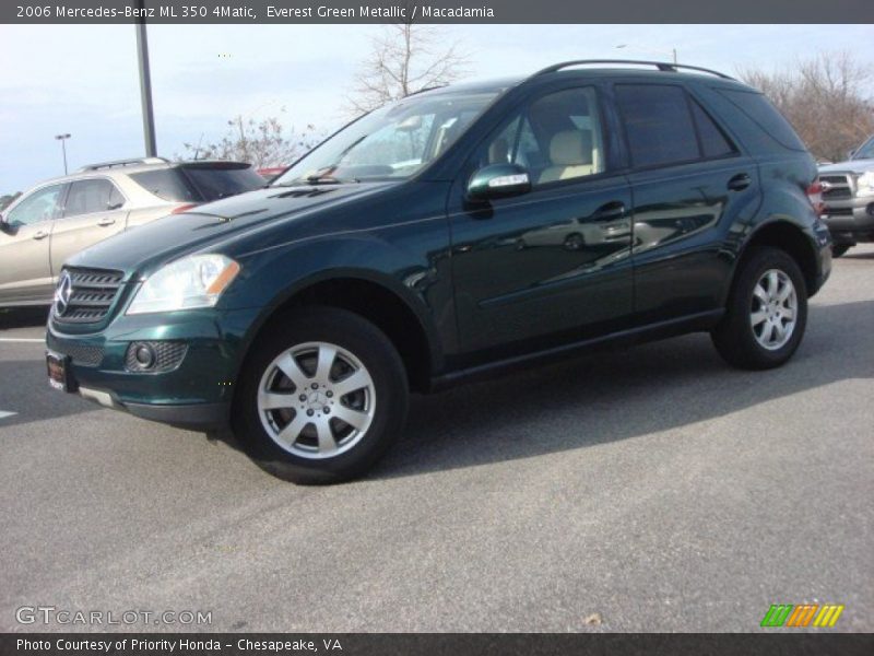 Everest Green Metallic / Macadamia 2006 Mercedes-Benz ML 350 4Matic