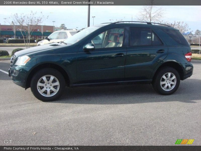 Everest Green Metallic / Macadamia 2006 Mercedes-Benz ML 350 4Matic