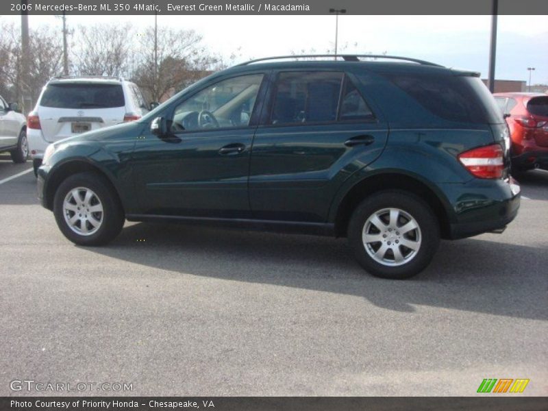 Everest Green Metallic / Macadamia 2006 Mercedes-Benz ML 350 4Matic
