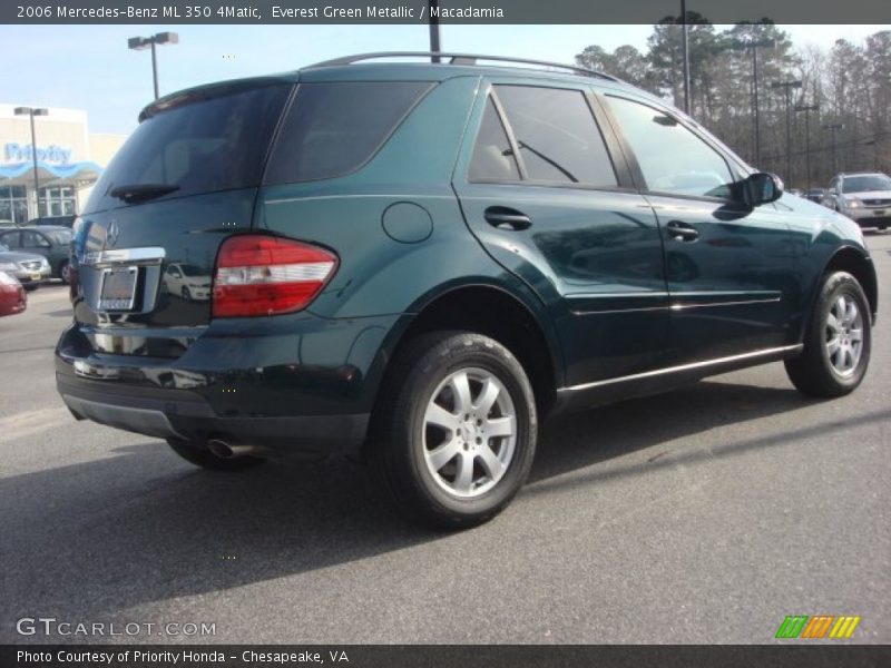 Everest Green Metallic / Macadamia 2006 Mercedes-Benz ML 350 4Matic