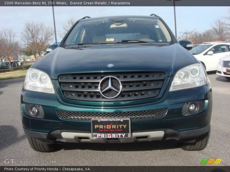Everest Green Metallic / Macadamia 2006 Mercedes-Benz ML 350 4Matic