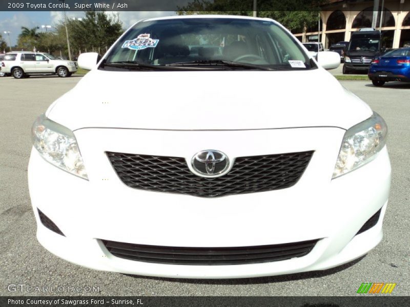 Super White / Ash 2009 Toyota Corolla