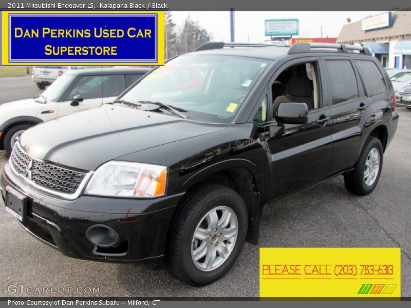 Kalapana Black / Black 2011 Mitsubishi Endeavor LS