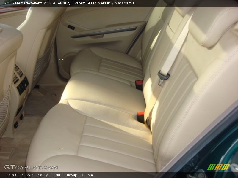 Everest Green Metallic / Macadamia 2006 Mercedes-Benz ML 350 4Matic