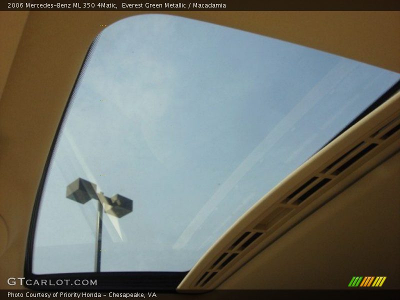 Everest Green Metallic / Macadamia 2006 Mercedes-Benz ML 350 4Matic