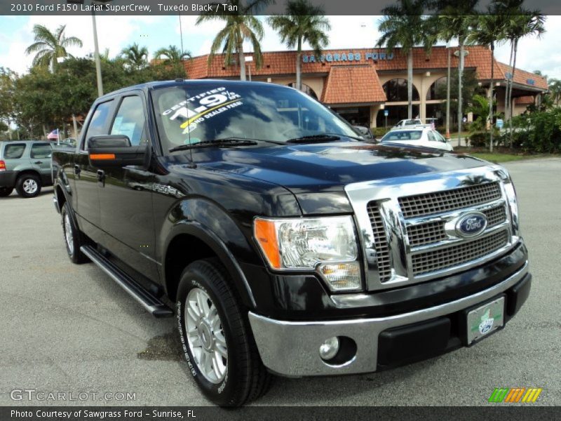 Tuxedo Black / Tan 2010 Ford F150 Lariat SuperCrew
