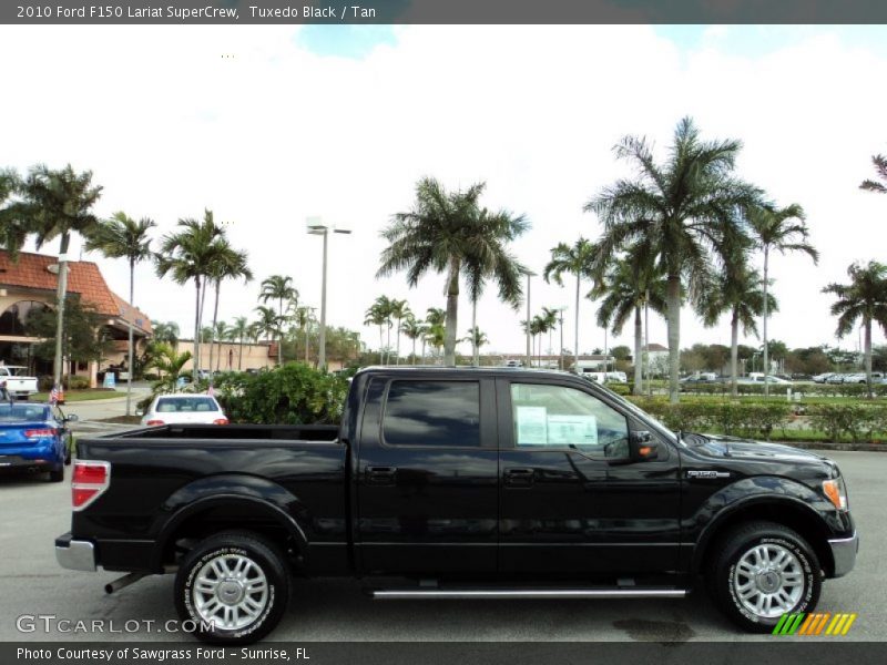 Tuxedo Black / Tan 2010 Ford F150 Lariat SuperCrew