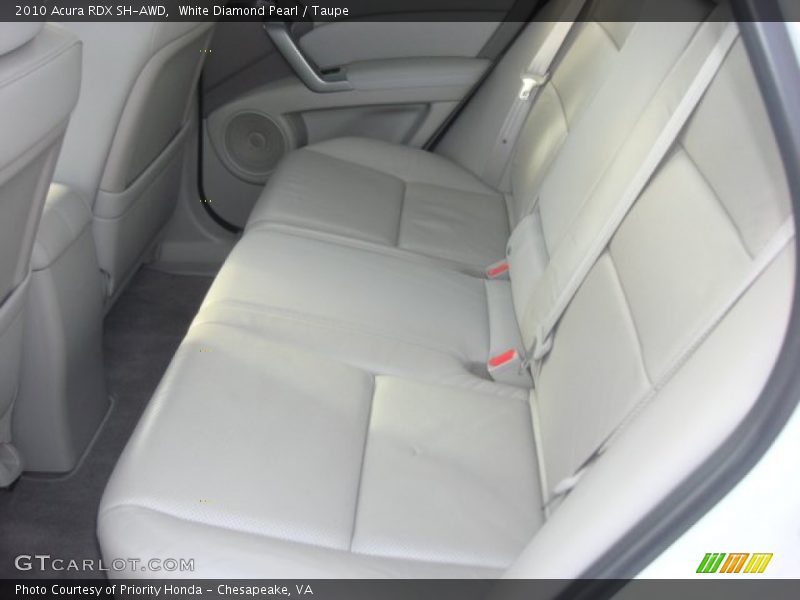 White Diamond Pearl / Taupe 2010 Acura RDX SH-AWD