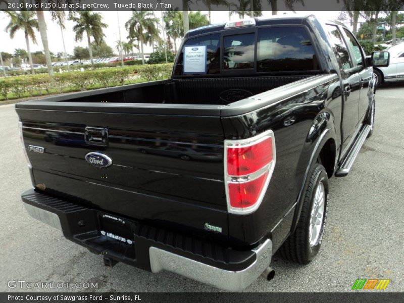 Tuxedo Black / Tan 2010 Ford F150 Lariat SuperCrew