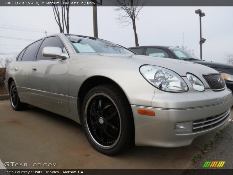 Millennium Silver Metallic / Ivory 2003 Lexus GS 430