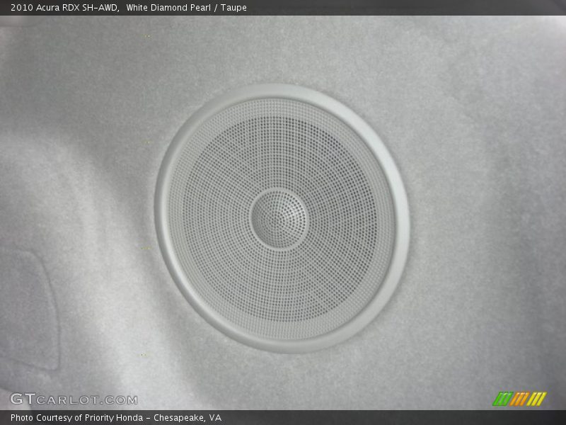 White Diamond Pearl / Taupe 2010 Acura RDX SH-AWD