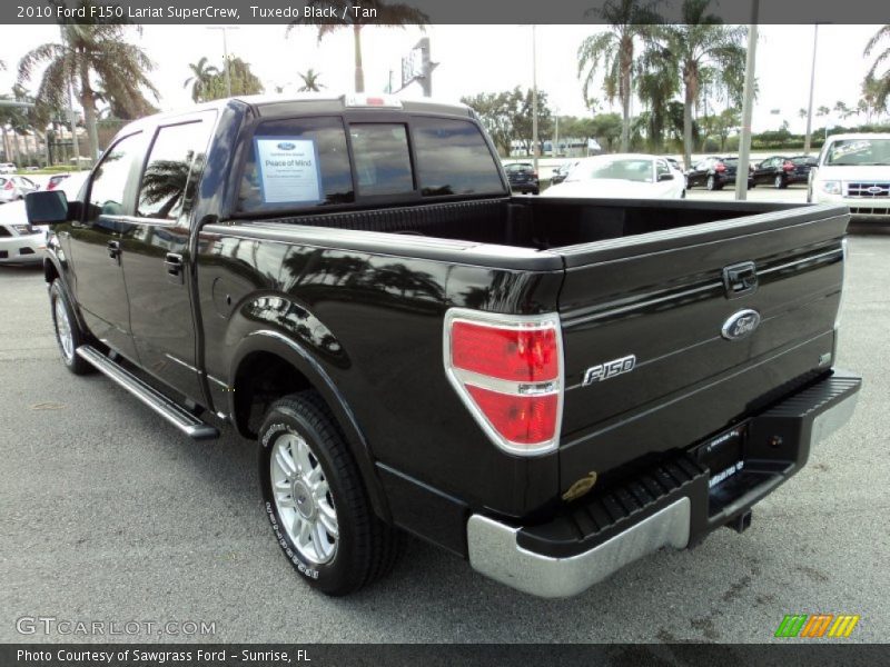 Tuxedo Black / Tan 2010 Ford F150 Lariat SuperCrew