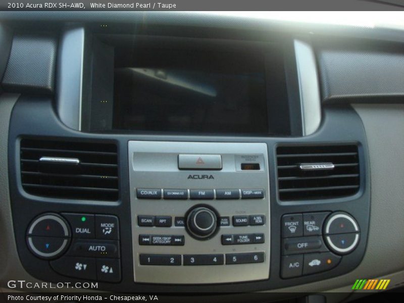 White Diamond Pearl / Taupe 2010 Acura RDX SH-AWD