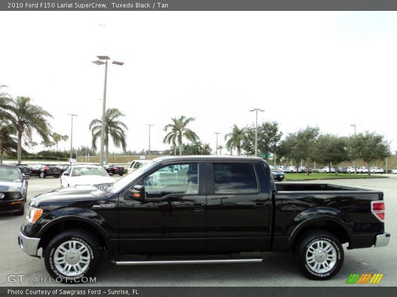 Tuxedo Black / Tan 2010 Ford F150 Lariat SuperCrew