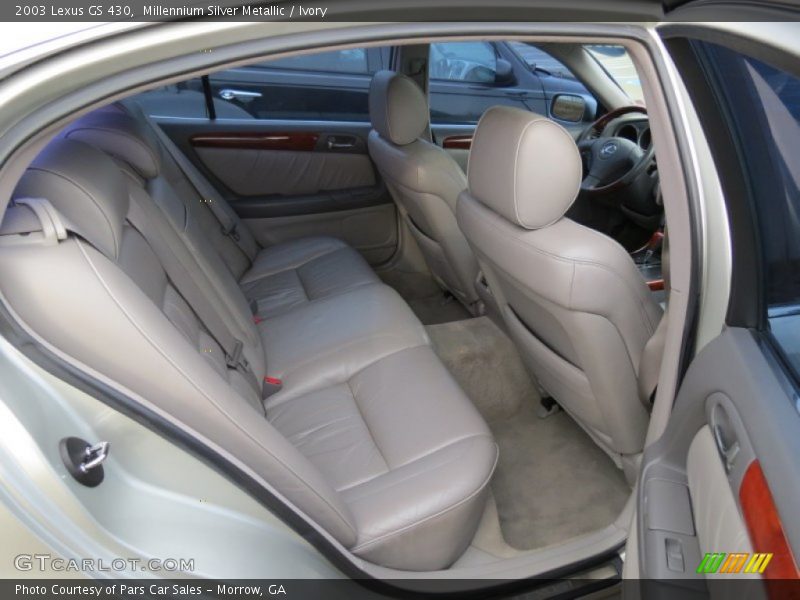 Rear Seat of 2003 GS 430