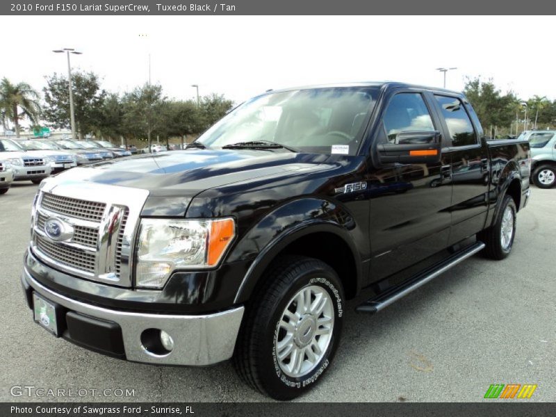 Tuxedo Black / Tan 2010 Ford F150 Lariat SuperCrew