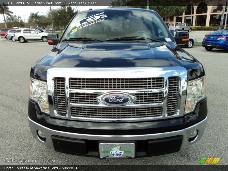 Tuxedo Black / Tan 2010 Ford F150 Lariat SuperCrew