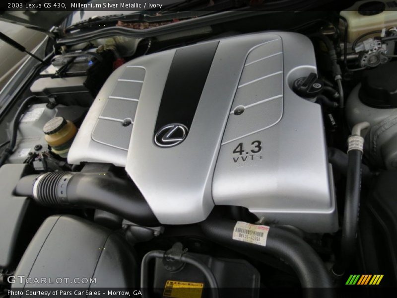  2003 GS 430 Engine - 4.3 Liter DOHC 32-Valve VVT-i V8