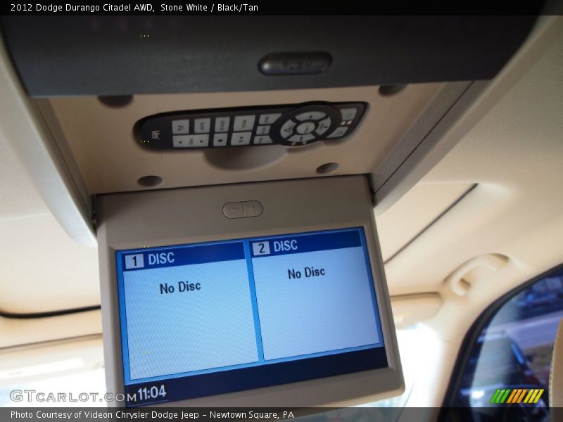 Stone White / Black/Tan 2012 Dodge Durango Citadel AWD