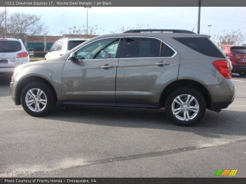 Mocha Steel Metallic / Jet Black 2011 Chevrolet Equinox LT